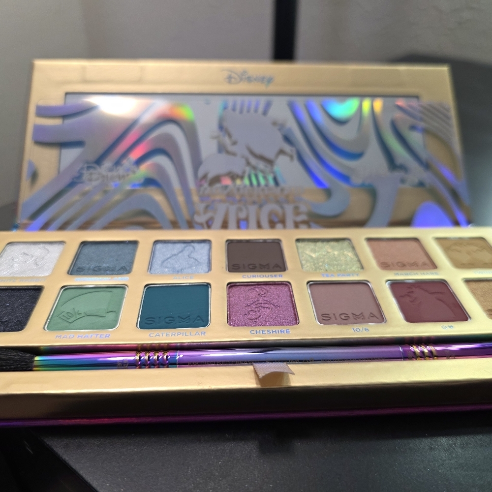 Alice in Wonderland Makeup Palette - Holographic Pink & Blue Packaging - Picture 5 of 5